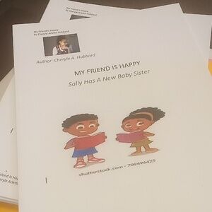 "MY FRIEND IS HAPPY" Children's Books 📚 Written By Me Cheryle Hubbard